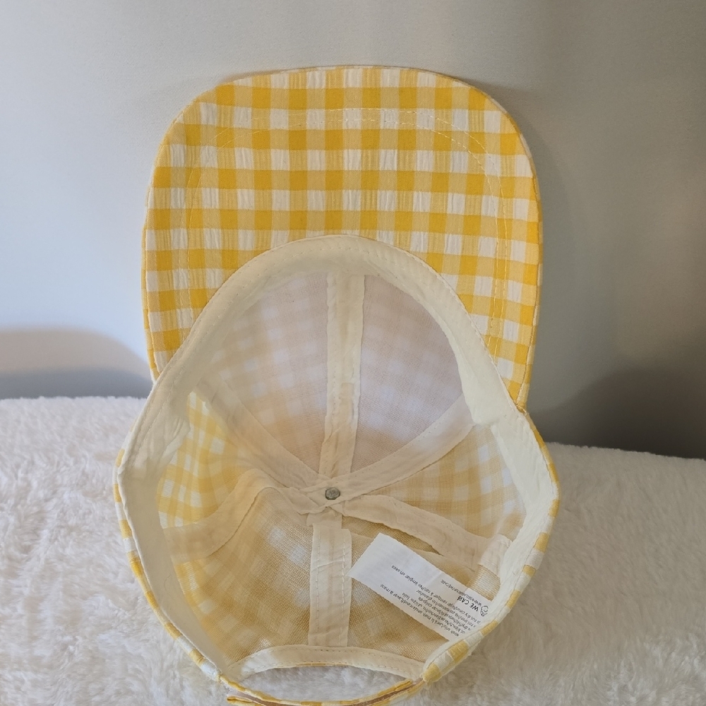 Yellow Checkered Cap - Picture 4 of 4